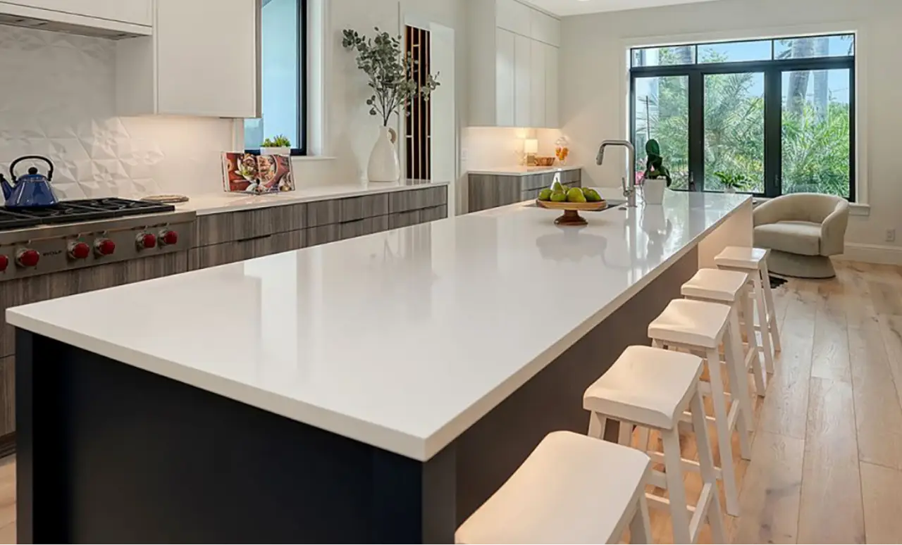 Coastal living room with bay views