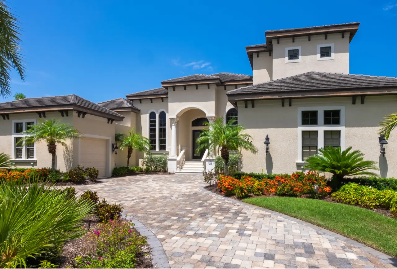Coastal living room with bay views