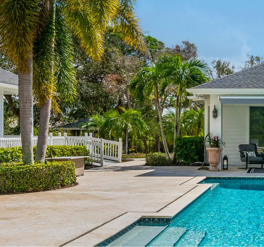 Coastal living room with bay views