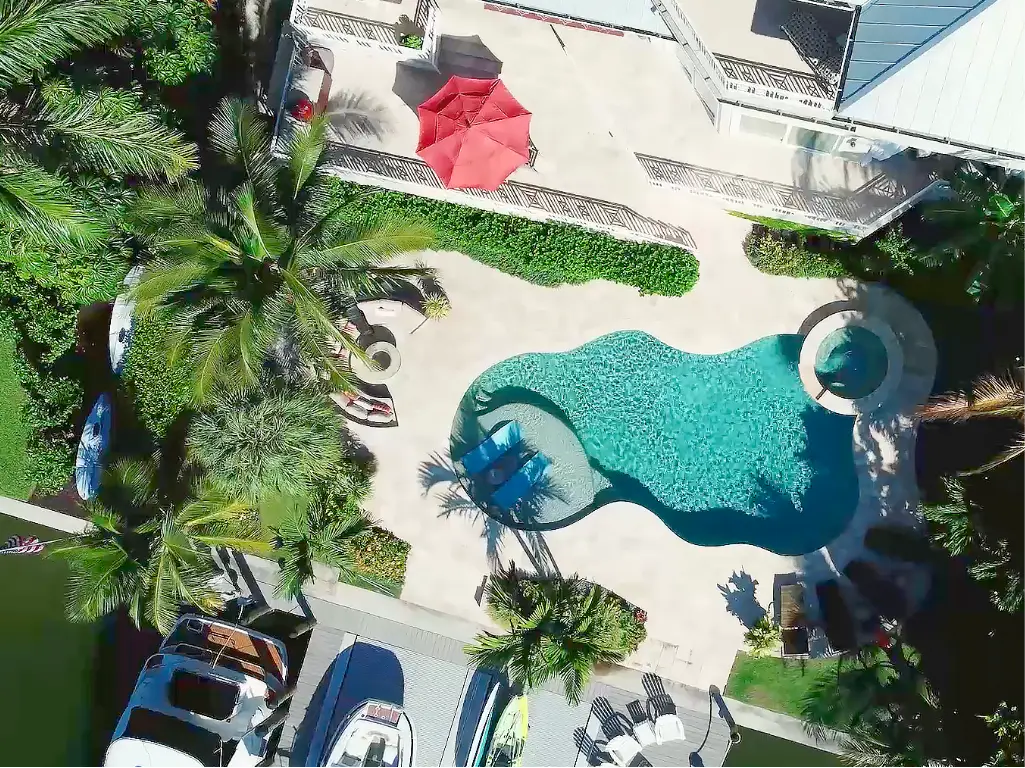 Coastal living room with bay views